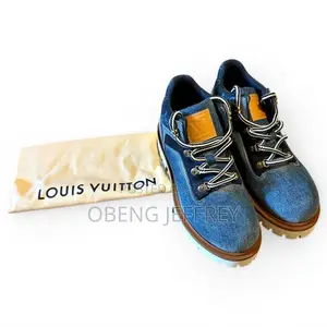 Original Louis Vuitton Remix Ankle Boot Blue