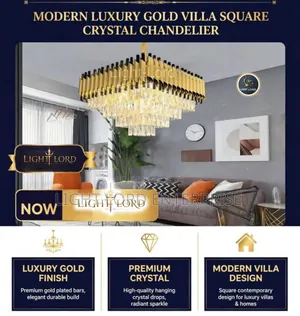 Villla Square Morden Chandelier