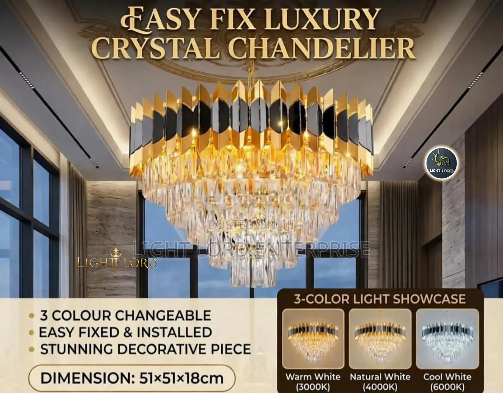 Stunning Morden Chandelier Light