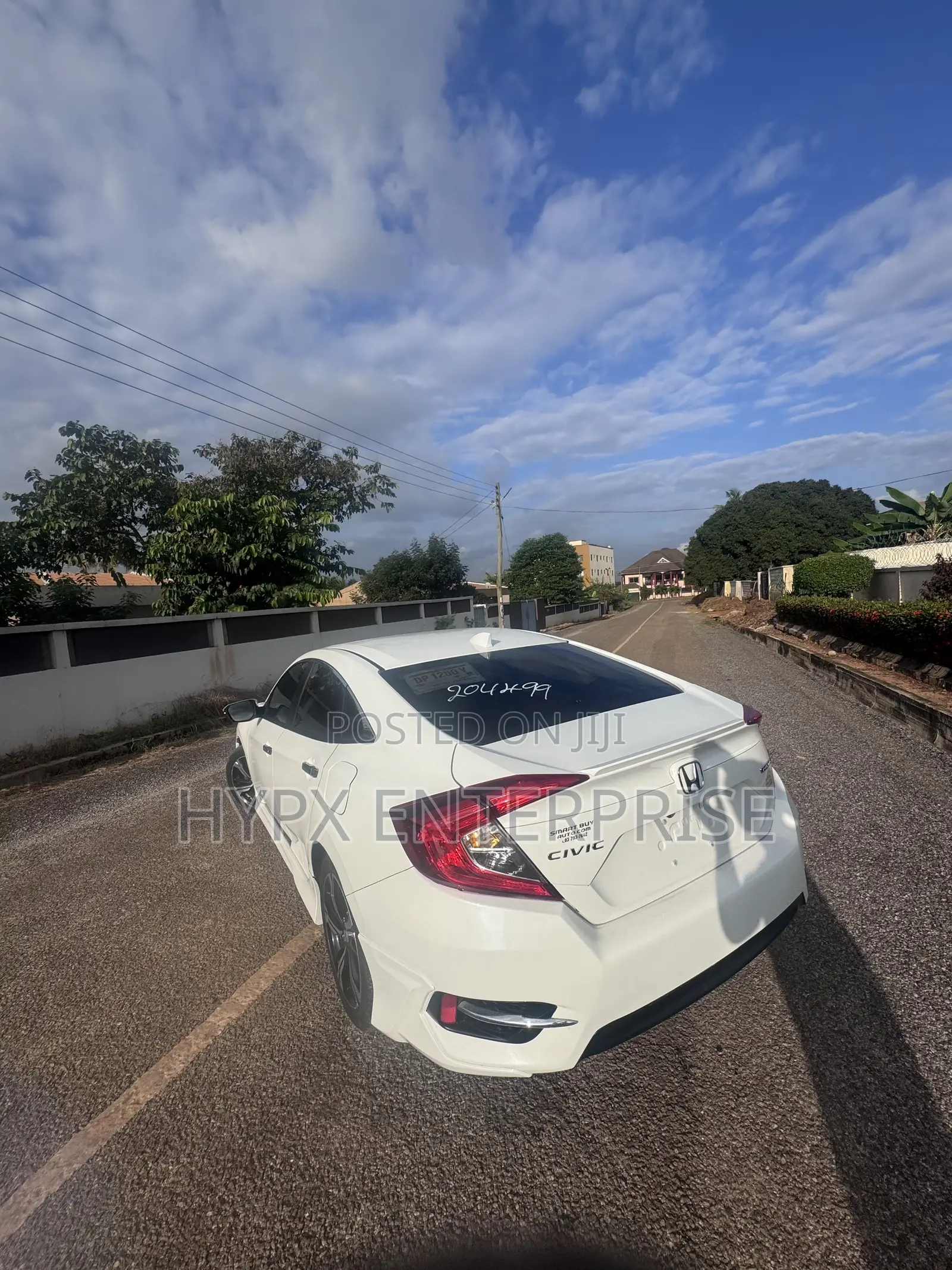 Honda Civic Touring 4dr Sedan (1.5L 4cyl) 2016 White
