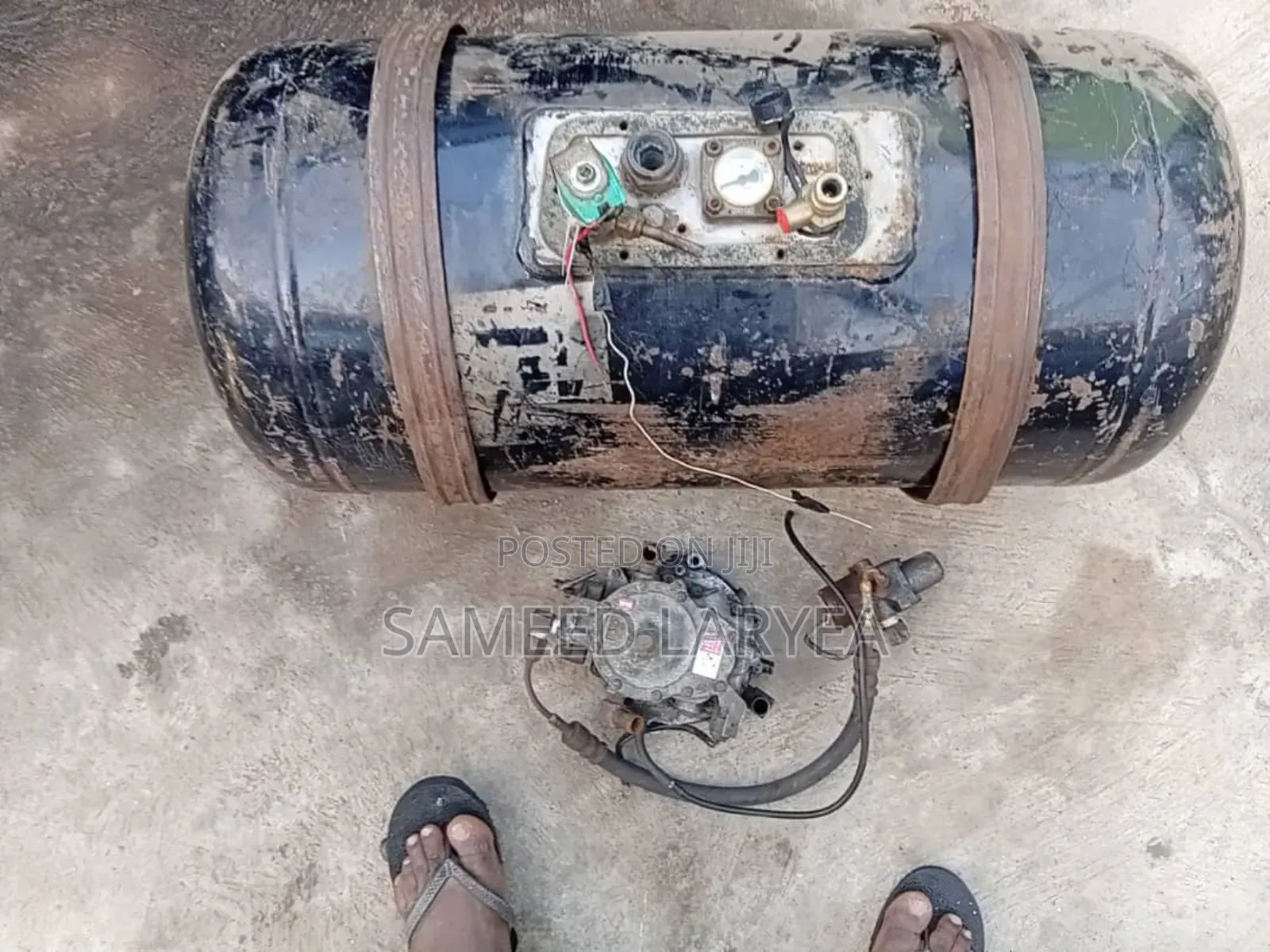 Big Car Gas LPG Tank With Unit