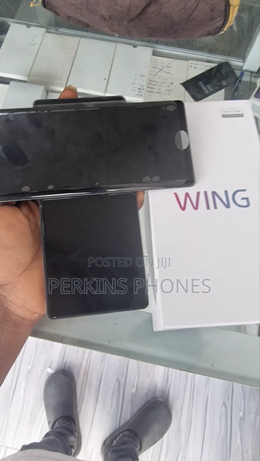 New LG Wing 5G 256 GB Black