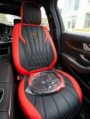 Luxury Sport Edition Car Seat Cover - Black Red
