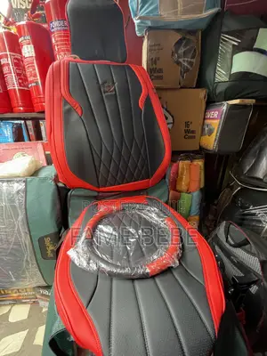 Luxury Sport Edition Car Seat Cover - Black Red