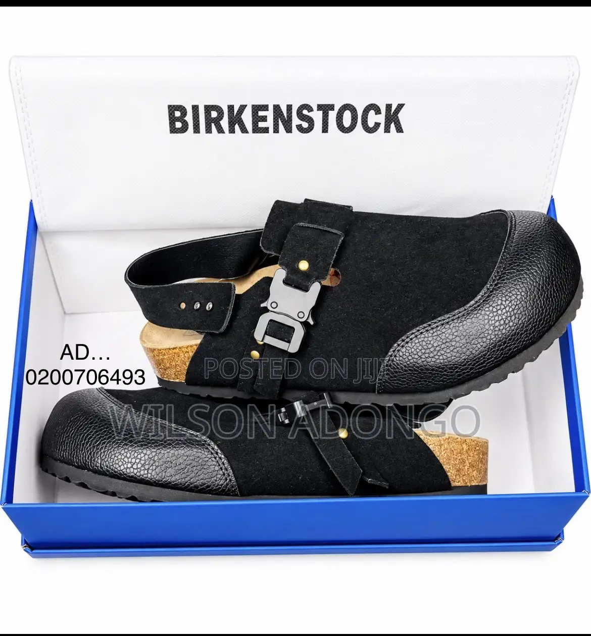 Birkenstock-Style Boston Clog a Closed-Toe Slip-on Adjustable Buckle