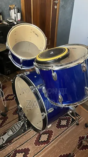 Olympic 5-Piece Drum Kit Bundle + Pearl Pad, Cymbals Sticks
