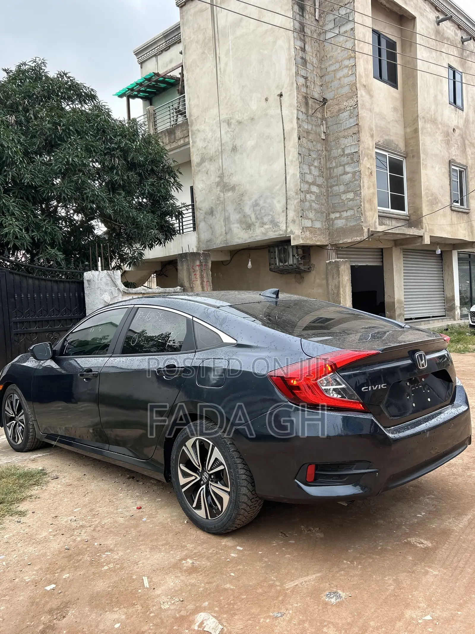 Honda Civic EX Sedan 2018 Matt Black
