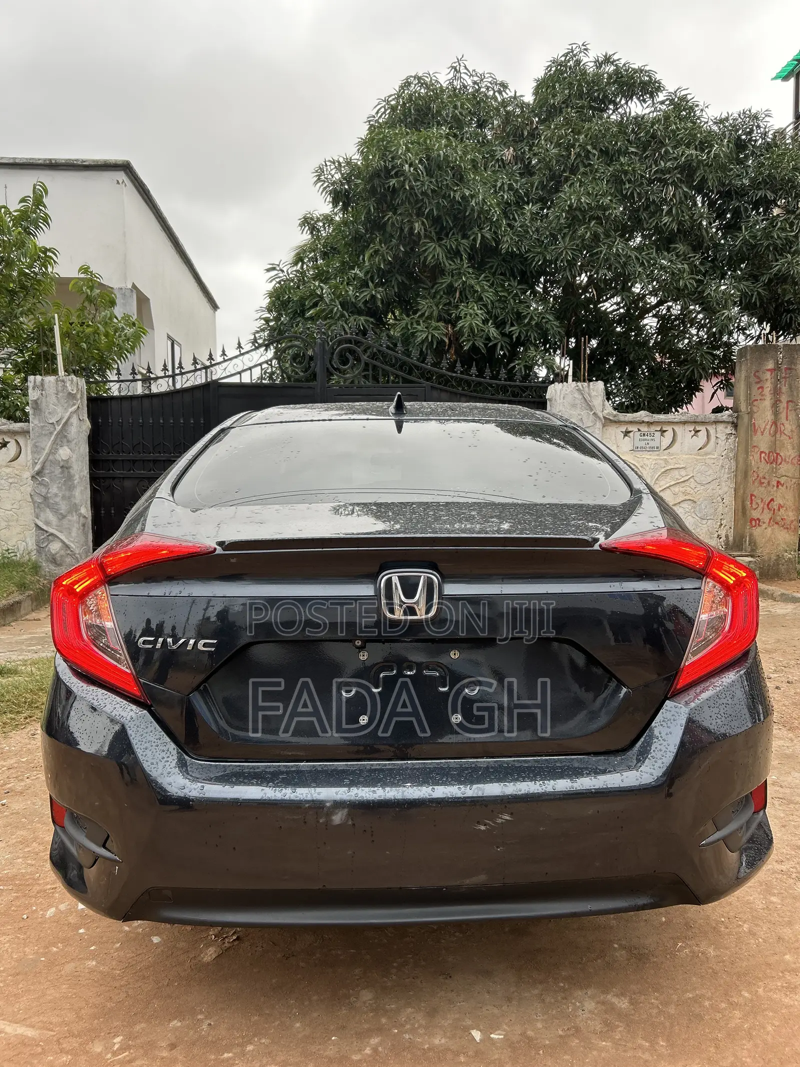 Honda Civic EX Sedan 2018 Matt Black