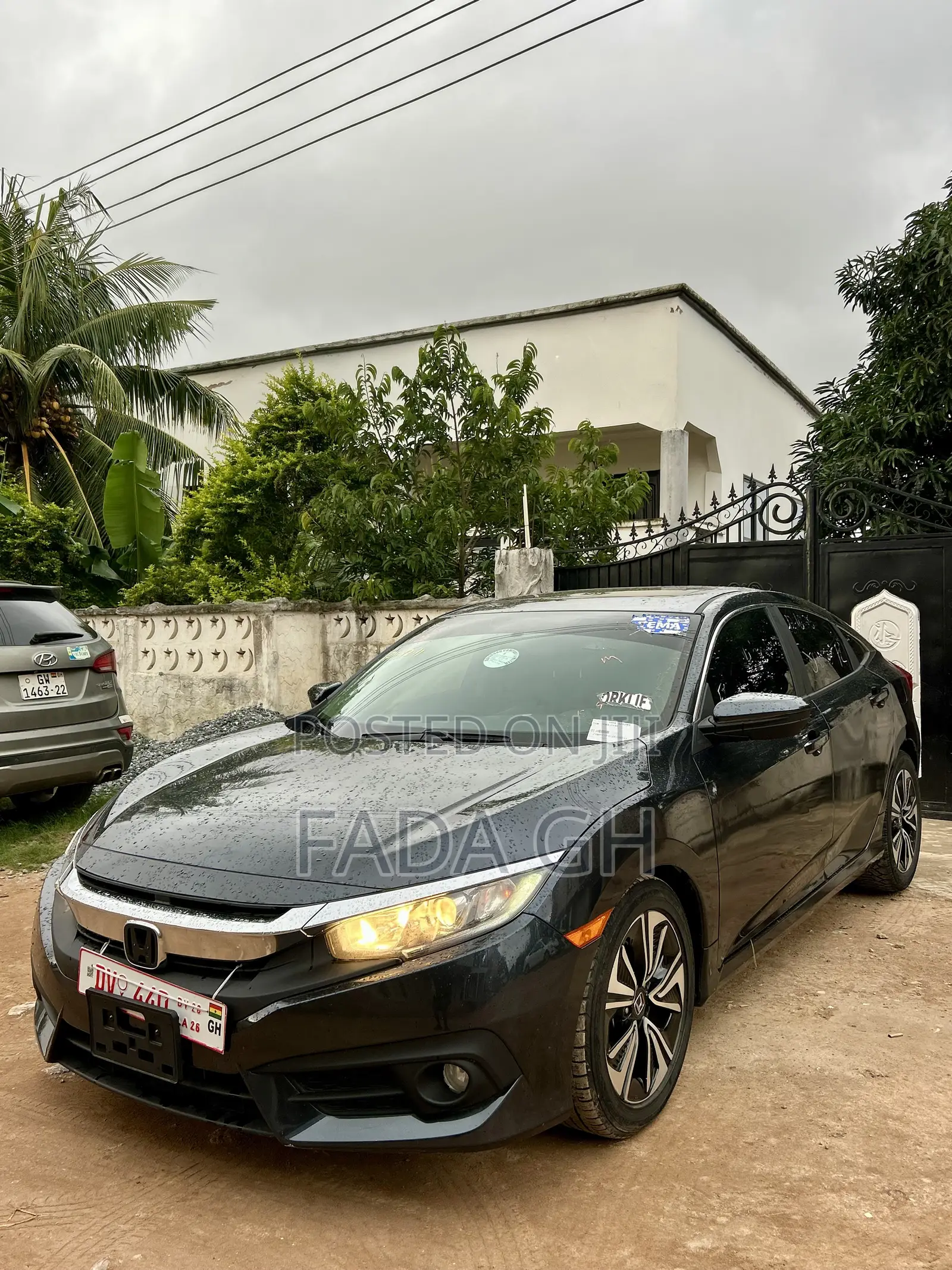 Honda Civic EX Sedan 2018 Matt Black