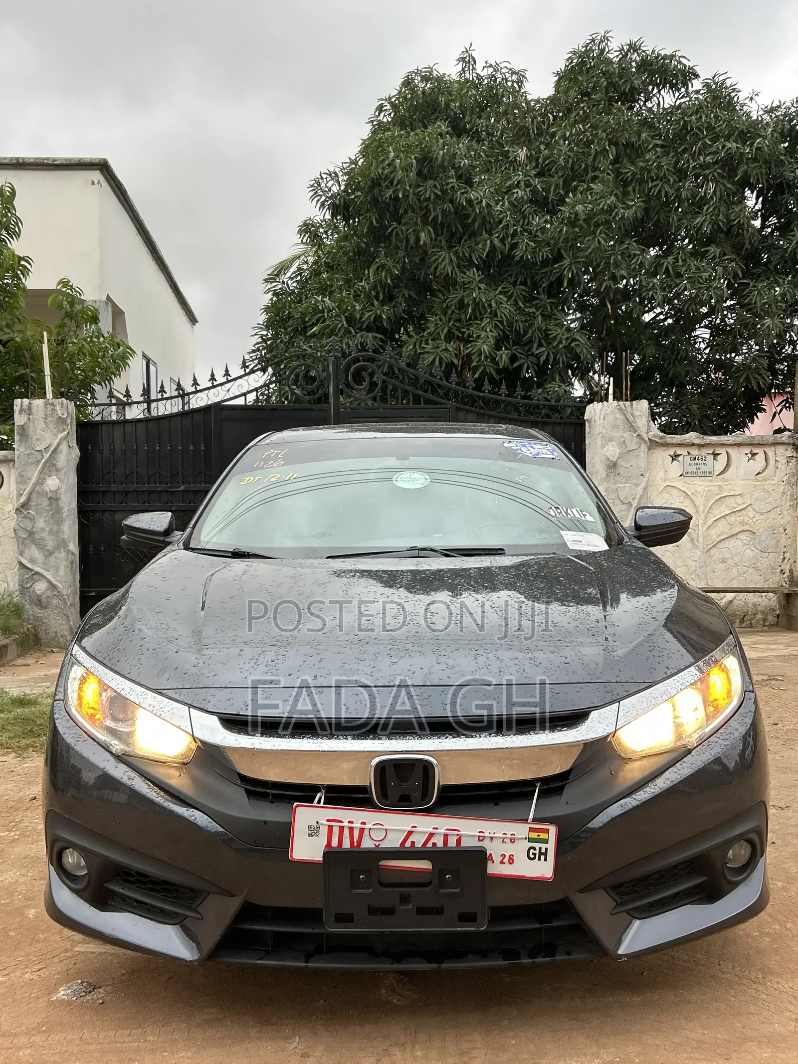 Honda Civic EX Sedan 2018 Matt Black