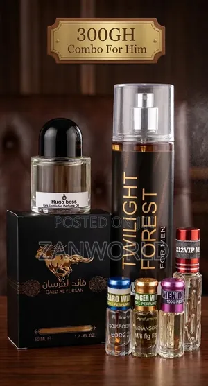 100% Undiluted Perfume Oils Combo for Him.