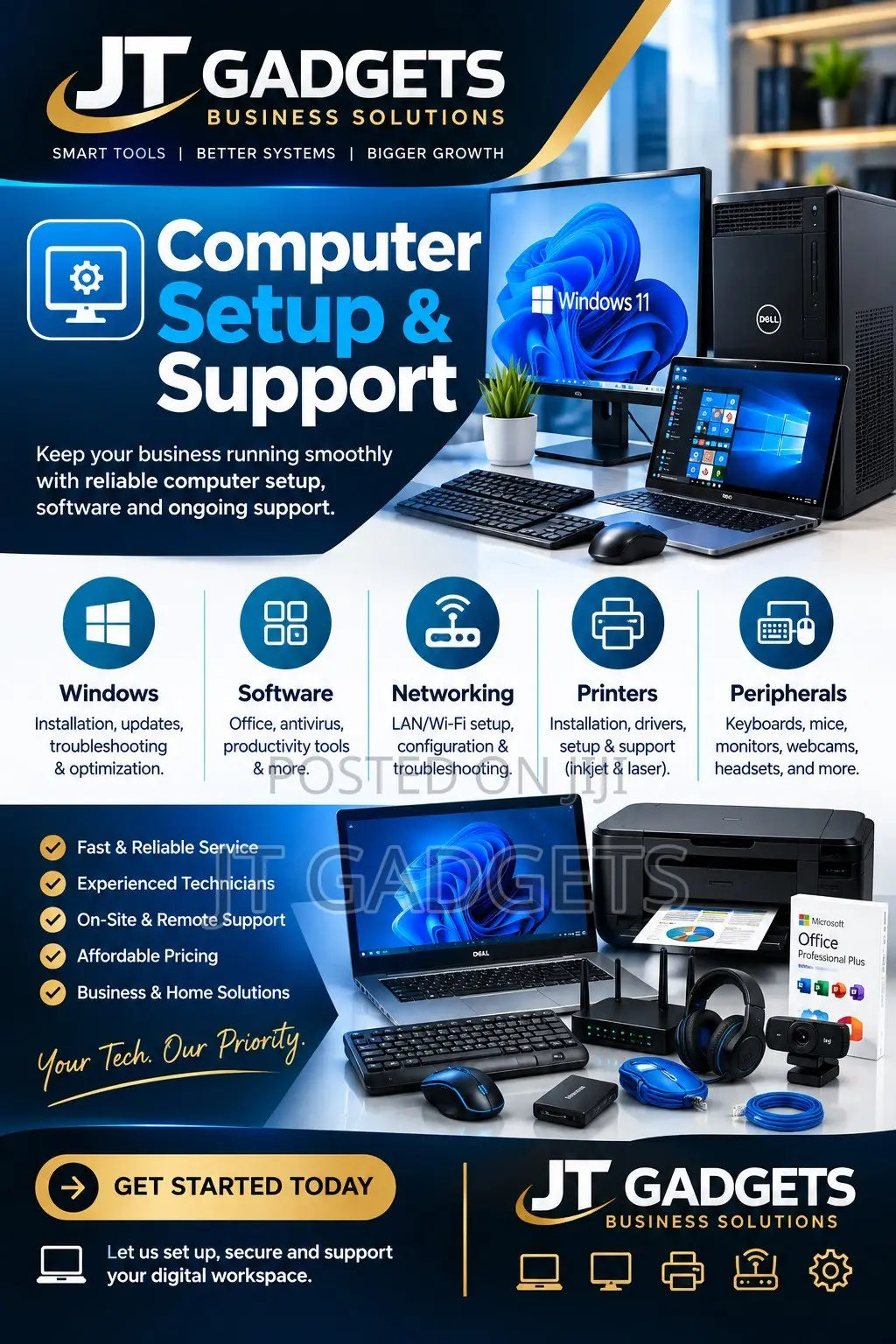 Laptop/Computer Setup Support