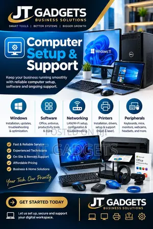 Laptop/Computer Setup Support