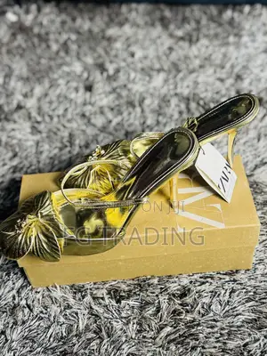 Zara Gold Heel _ Ladies Heel