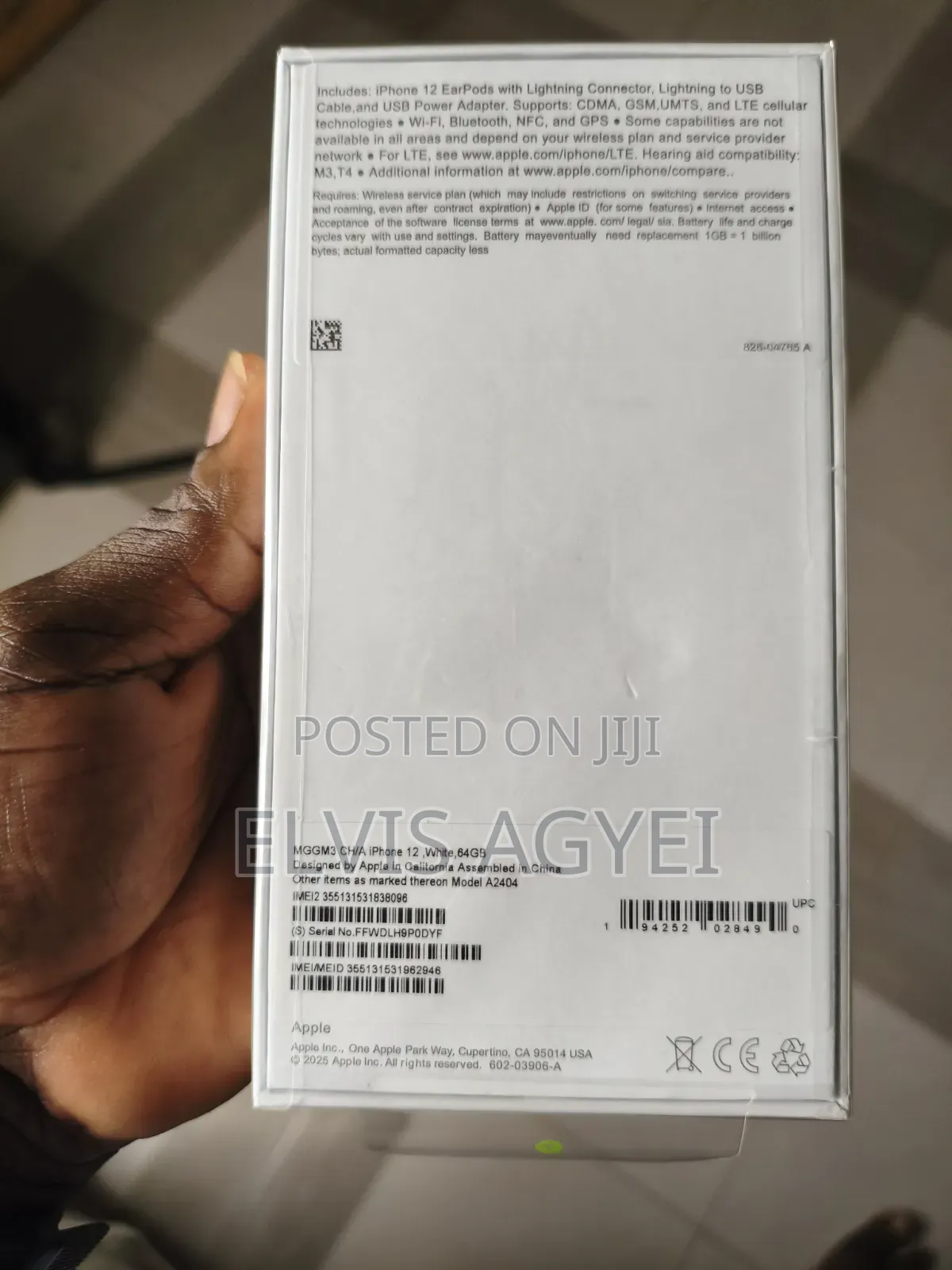 New Apple iPhone 12 64 GB White