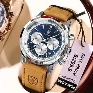 Executive Leather Wristwatch