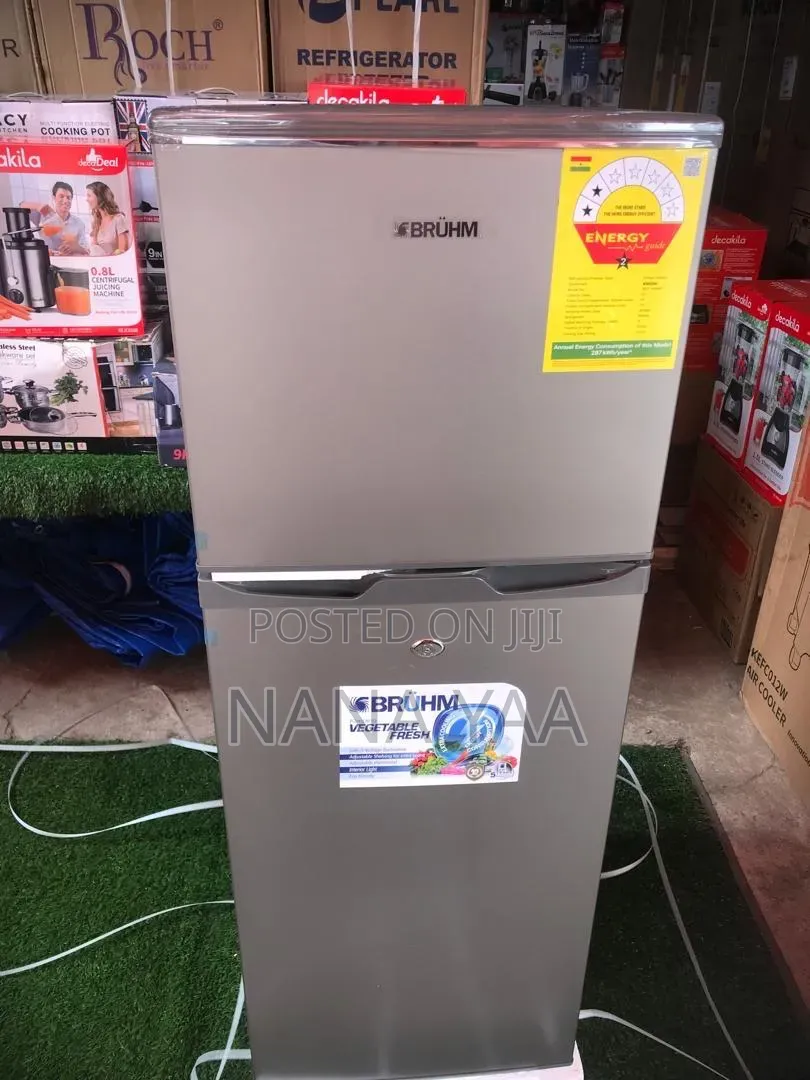 Bruhm Quality Double Door Fridge 132 Litres