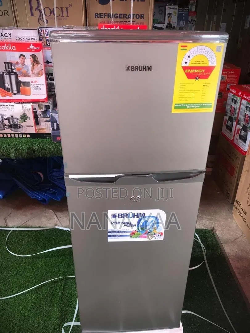 Bruhm Quality Double Door Fridge 132 Litres