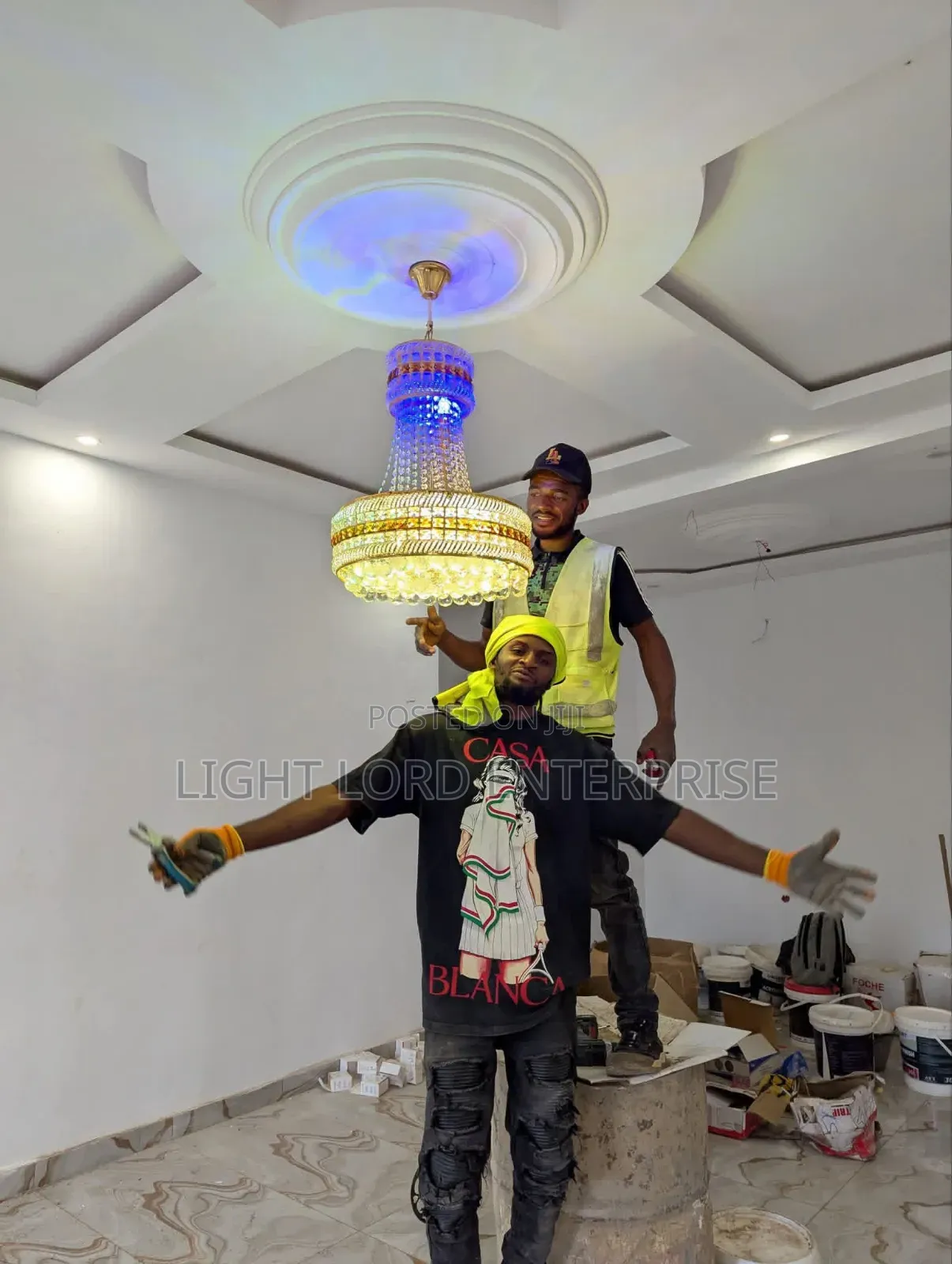 Glamorous Led 500mm Led Chandelier Light