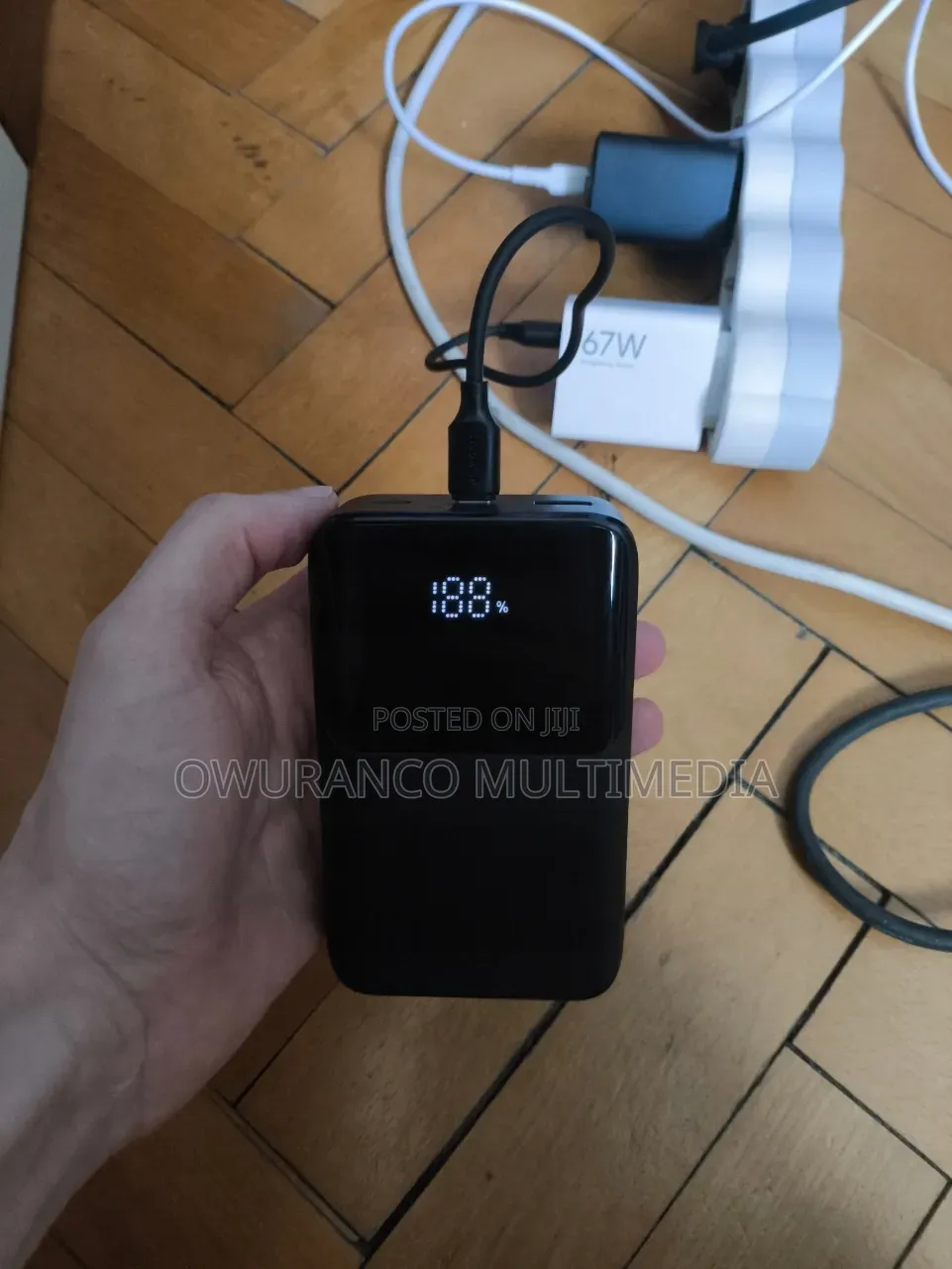 VT103 Power Bank 10000mAh LED Display Dual USB Fast Kumasi