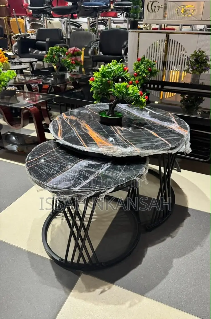 Black Marble Nesting Tables
