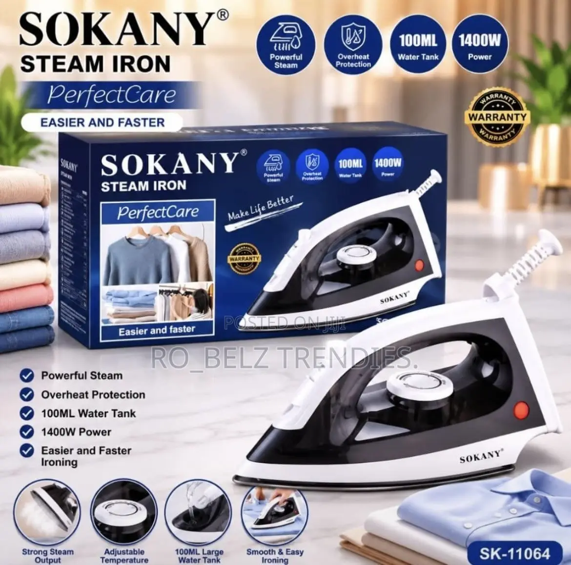 Sokany Steam Iron