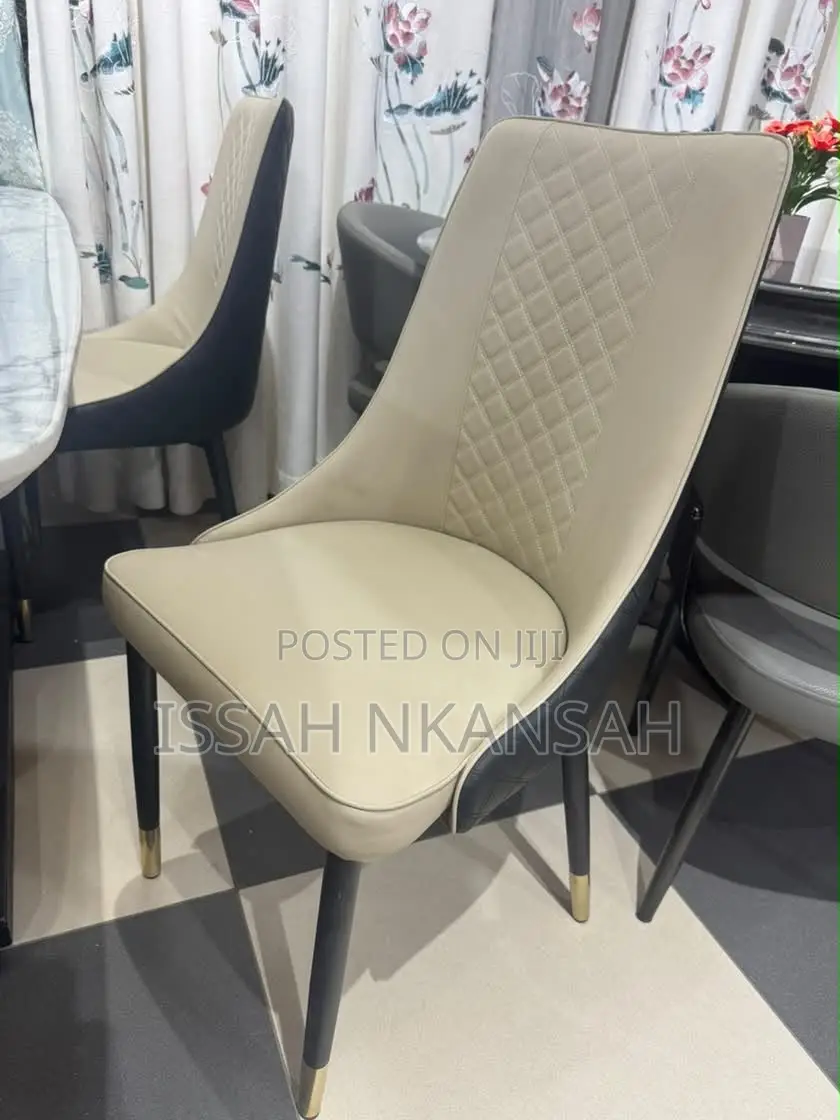 Beige Black Dining Chairs