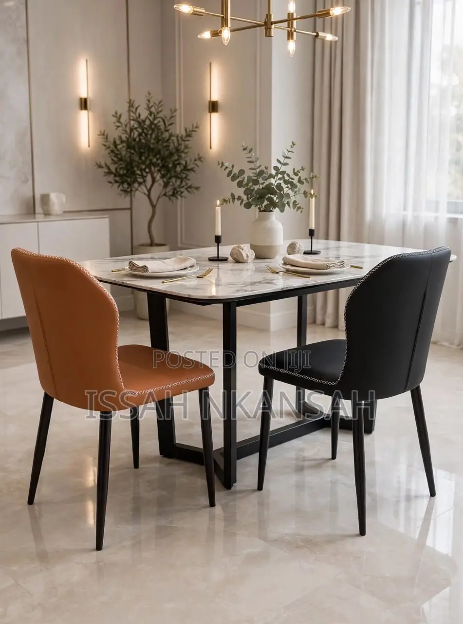 Beige Black Dining Chairs