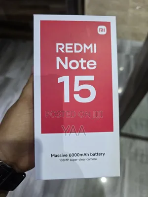 New Xiaomi Redmi Note 15 128 GB Black