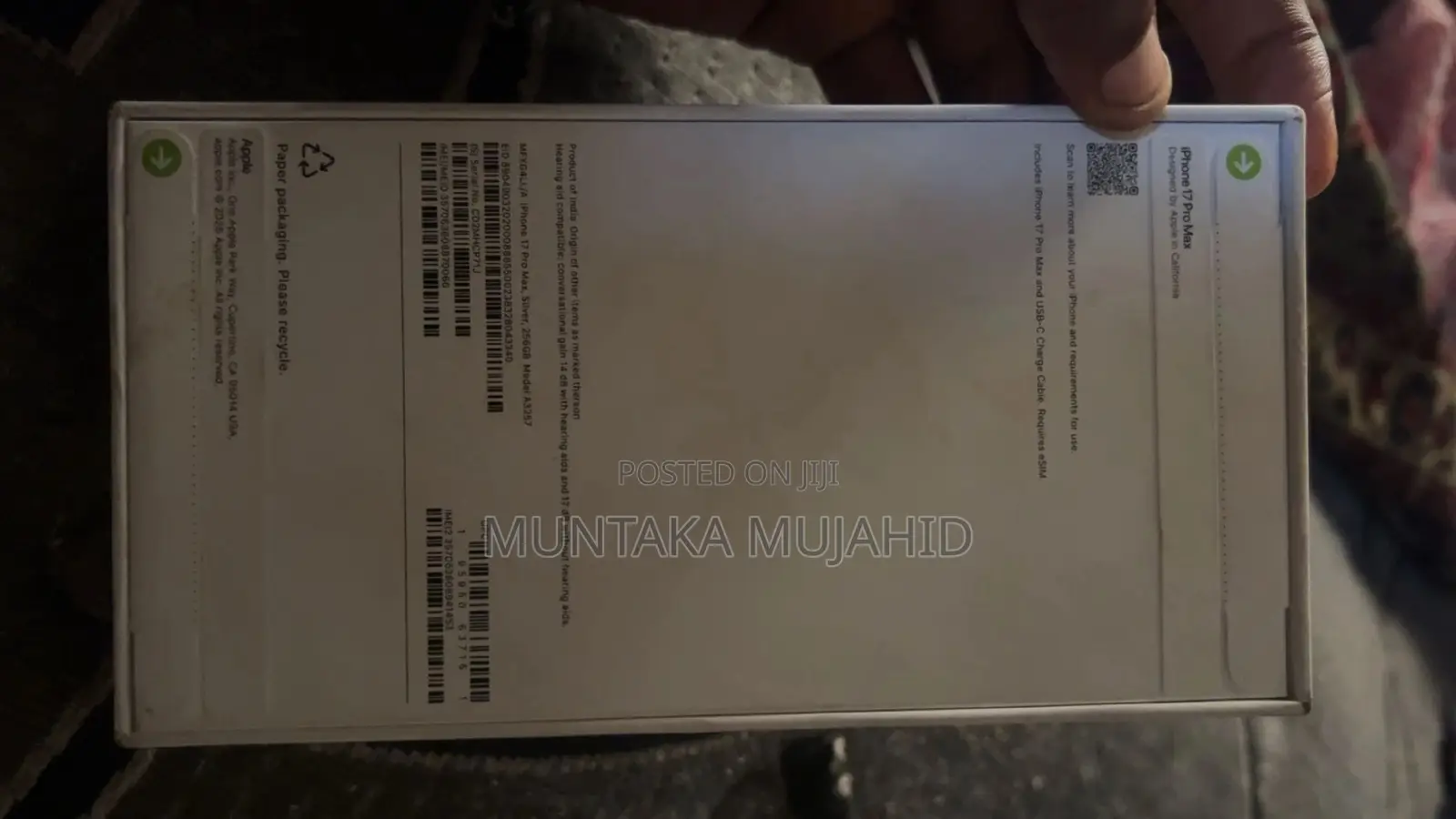 Apple iPhone 17 Pro Max 256 GB Silver