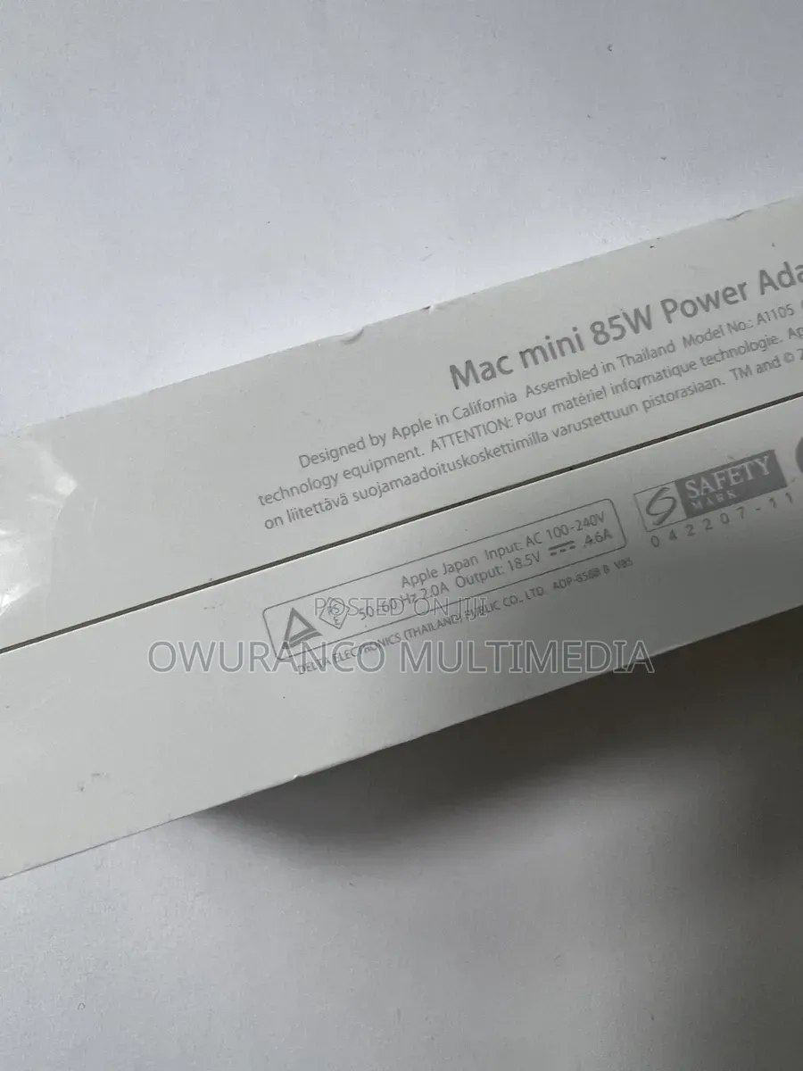 Apple Mac Mini Power Adapter A1188 110W 18.5V 6A All Types UK Original