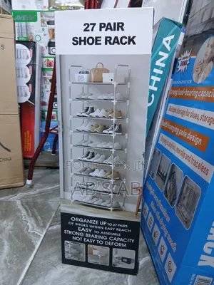 27 Pair Shoe Rack