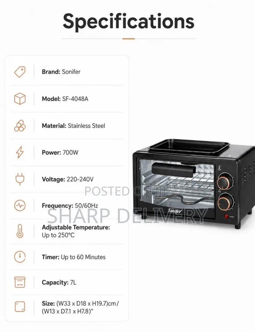 700W Electric Oven