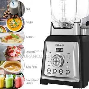 Homgeek 2000W Blender NY-8188MJB 2L 33000RPM 8 Blades
