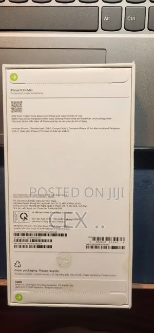 New Apple iPhone 17 Pro Max 512 GB Silver