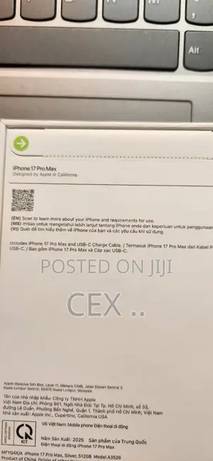 New Apple iPhone 17 Pro Max 512 GB Silver