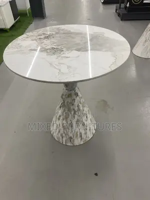 Center Table Round Marble Top