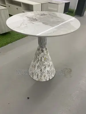 Center Table Round Marble Top