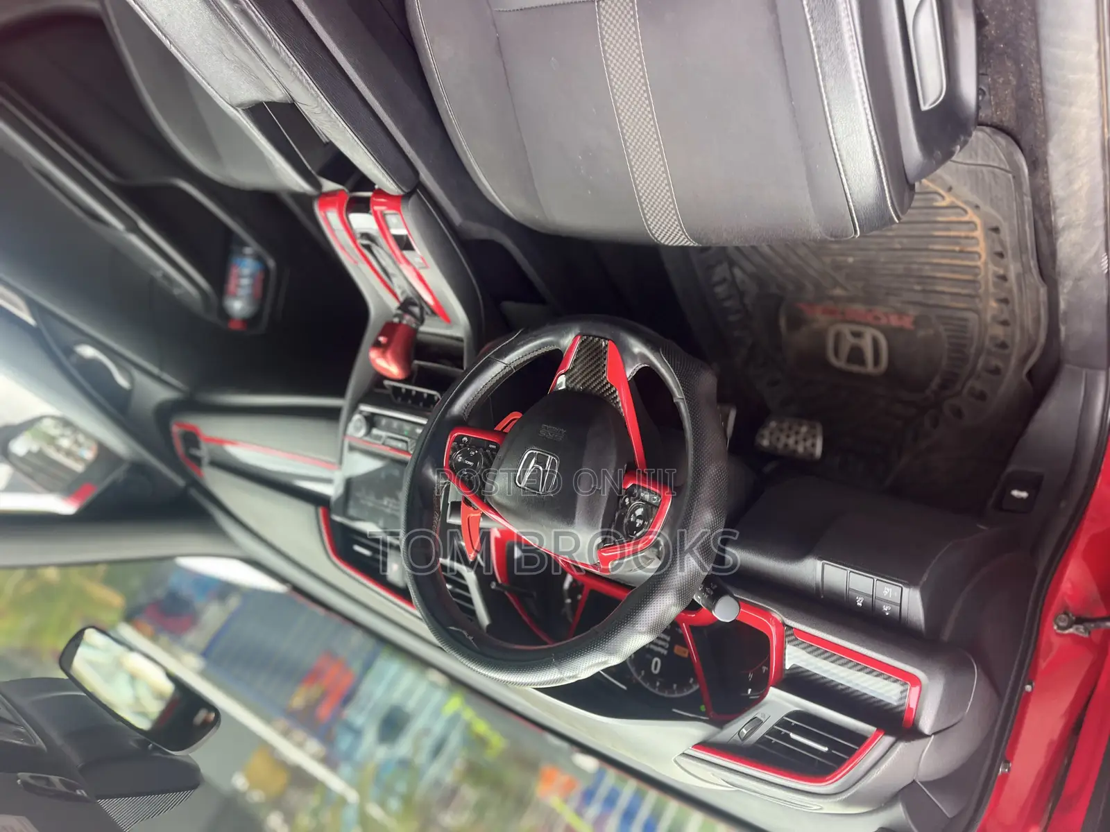 Honda Civic Sport Sedan 2019 Red