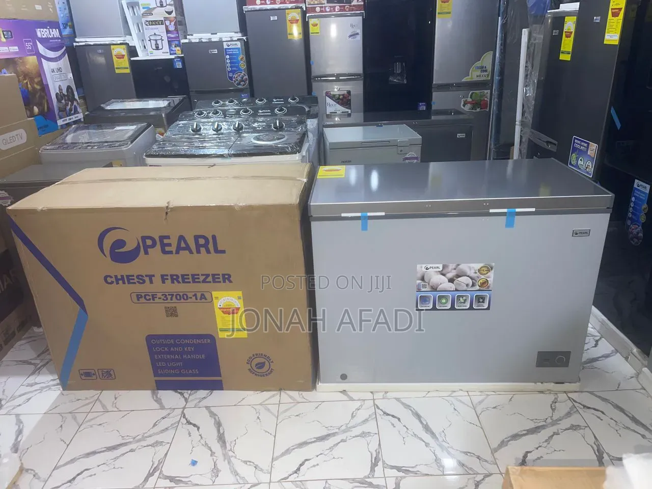 Pearl 290liters Single Door Chest Freezer Pcf316002b