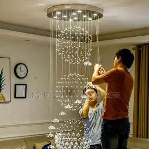 (D100CM*H300CM) Advanced Led Chandelier Light