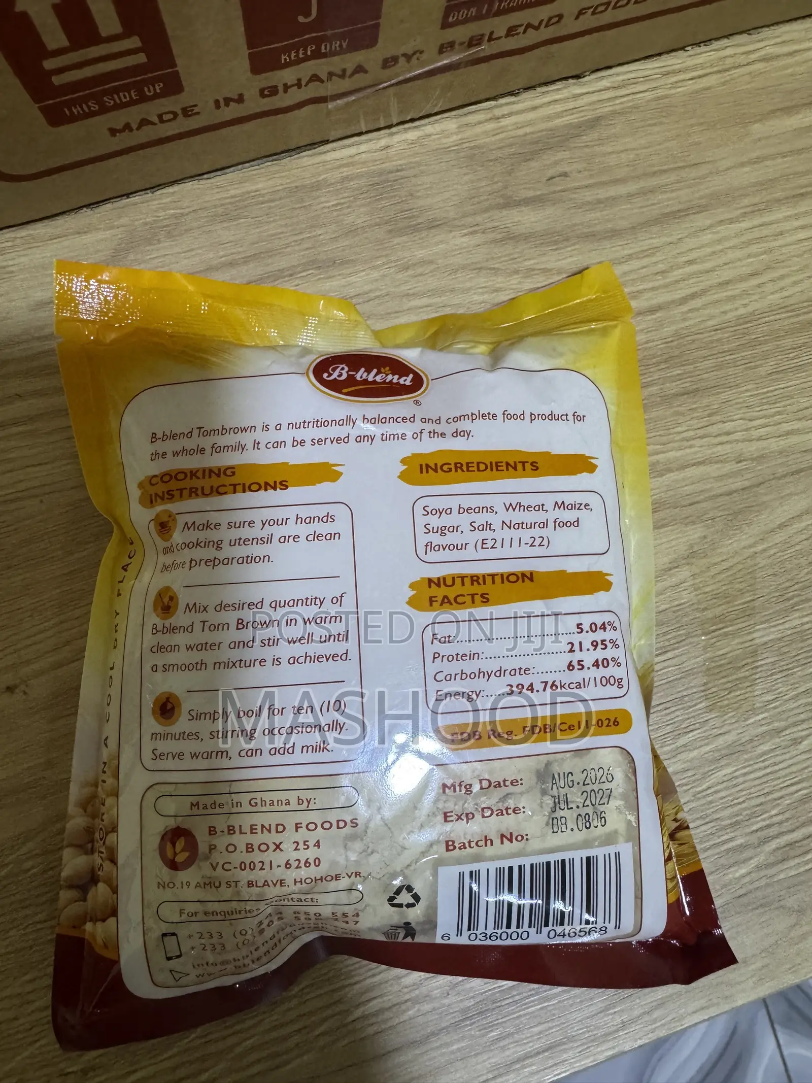 B’Blend Original Tombrown 350g- Nutritious Delicious