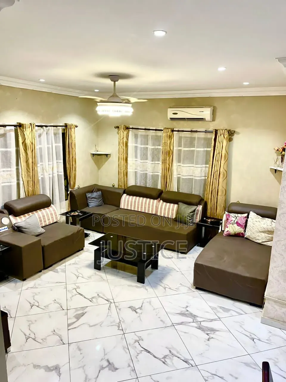 Furnished 3bdrm Townhouse/Terrace in Abelemkpe, Perez Chapel Area