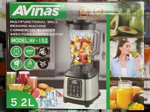 AVMAS AV-152 Multifunctional Commercial Blender – 5.2L, 4800W