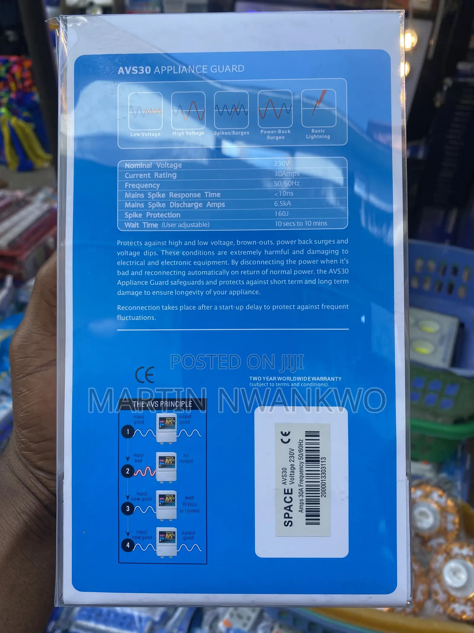 AVS30 Automatic Voltage Switcher