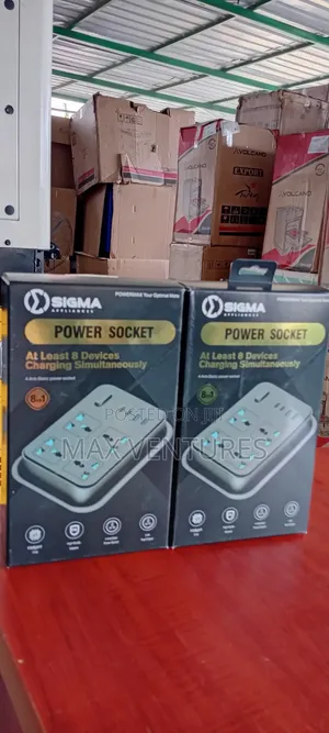 Sigma 8-in-1 Power Socket for Multiple Device Charging Power Extension
