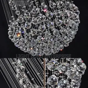 Clinton Ice Crystals Led Chandelier 7feet