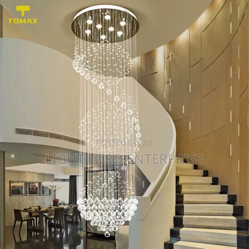 (D100CM*H300CM) 7feet Long Led Chandelier