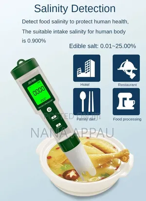 10-in-1 Multi-Parameter Water Quality Tester (Model JQ-006),