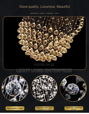 Stair Duplex Led Chandelier Light